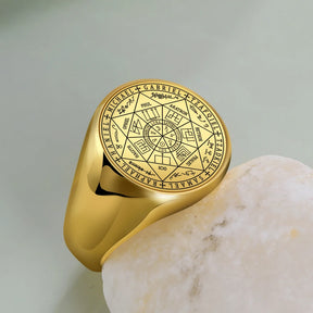 Ancient Israel Ring - Secret of Universe - Bricks Masons