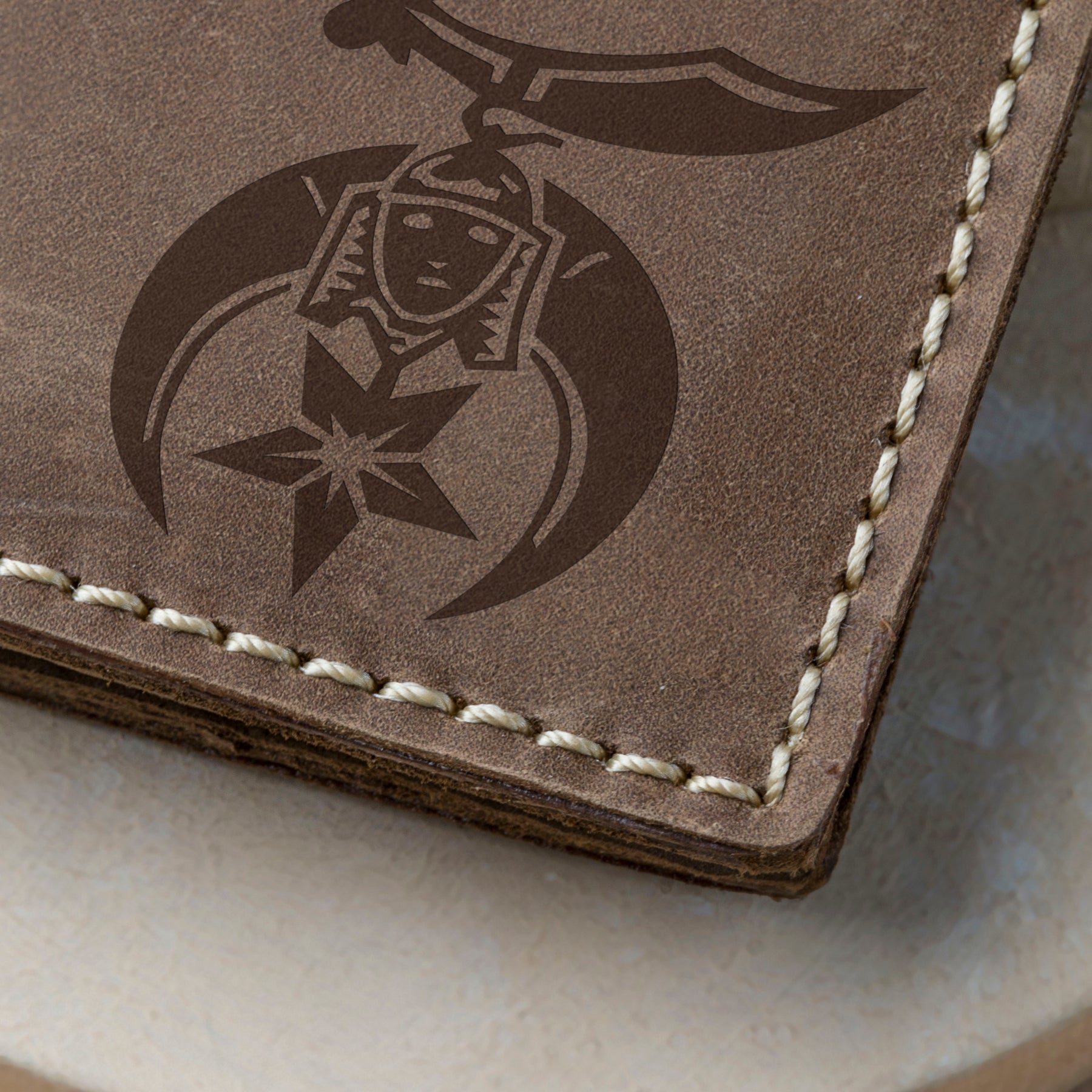 Shriners Wallet - Handmade Leather
