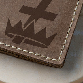Knights Templar Commandery Wallet - Handmade Leather