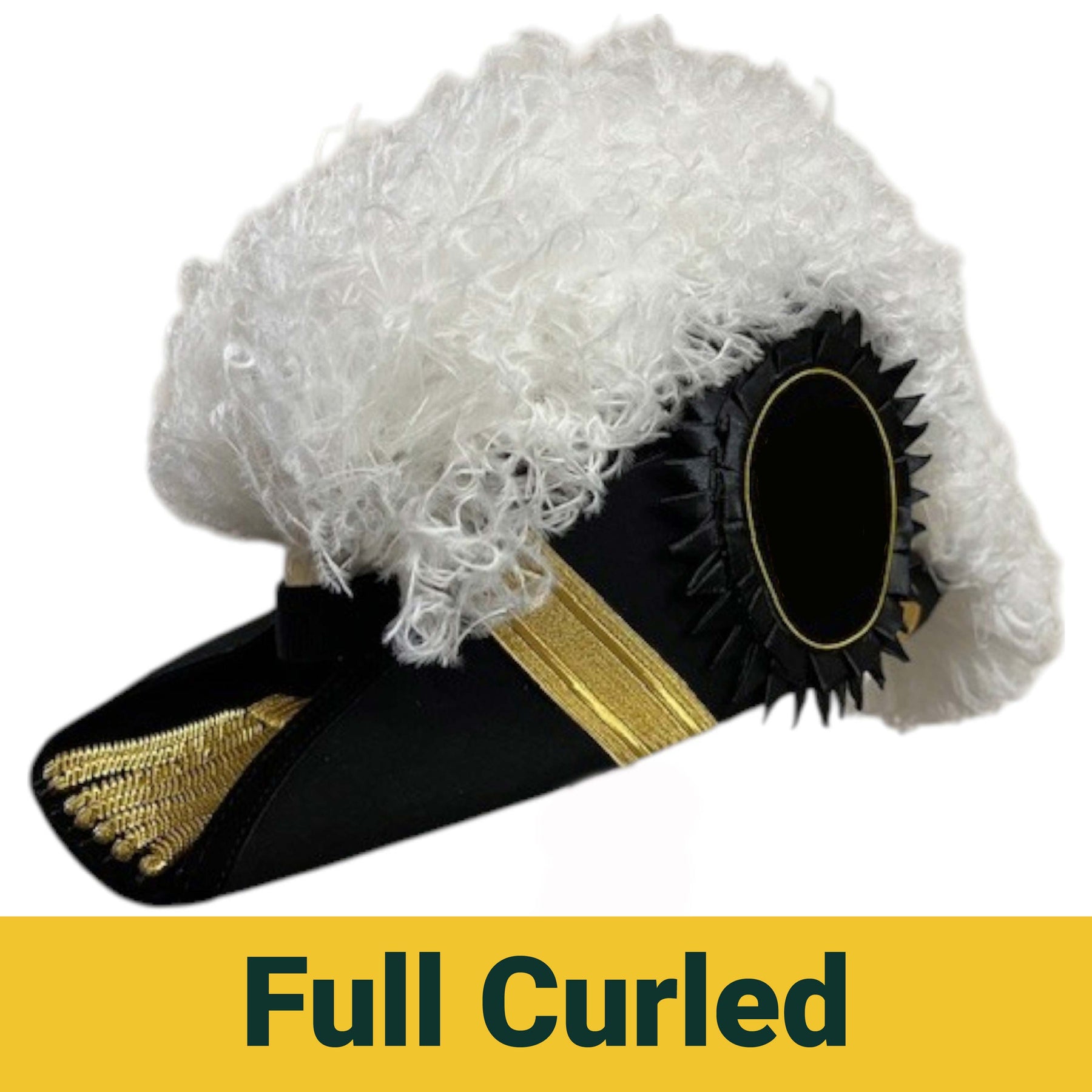 Eminent Commander Knights Templar Chapeau - All White Plumes - Bricks Masons