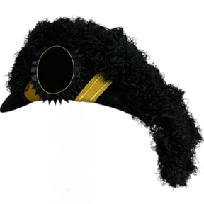 Grand Encampment Knights Templar Chapeau - All Black Plumes