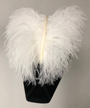 Past Commander Knights Templar Commandery Chapeau - All White Plumes