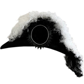 Grand Commander Knights Templar Chapeau - Black Underlayer Plumes - Bricks Masons