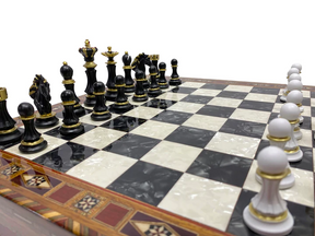 Shriners Chess Set - 16.5" (42cm) - Bricks Masons