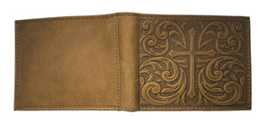 Shriners Wallet - Nocona Soft Leather Cross Bifold