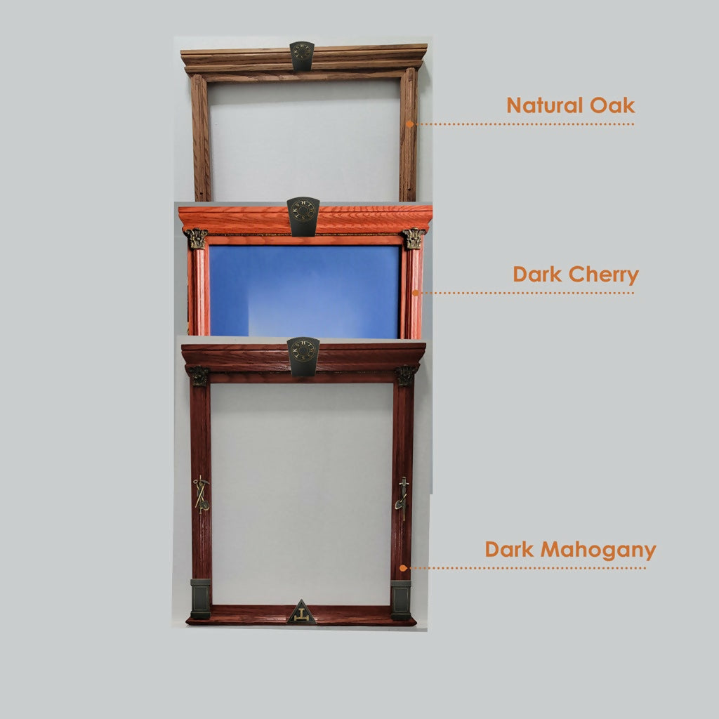 Royal Arch Certificate Frame - Handcrafted Hardwood