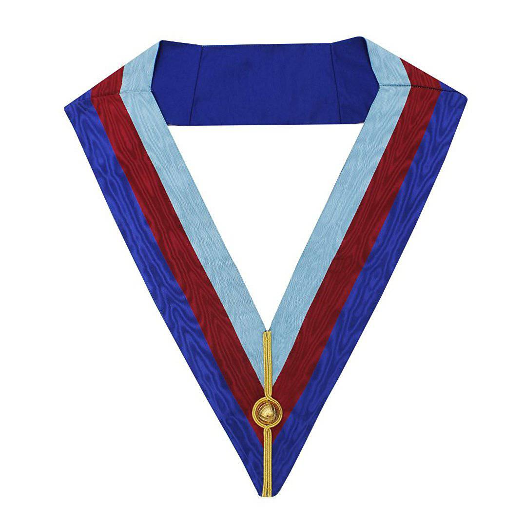 Grand Officers Royal Arch Chapter Collar - Three Colour Moire