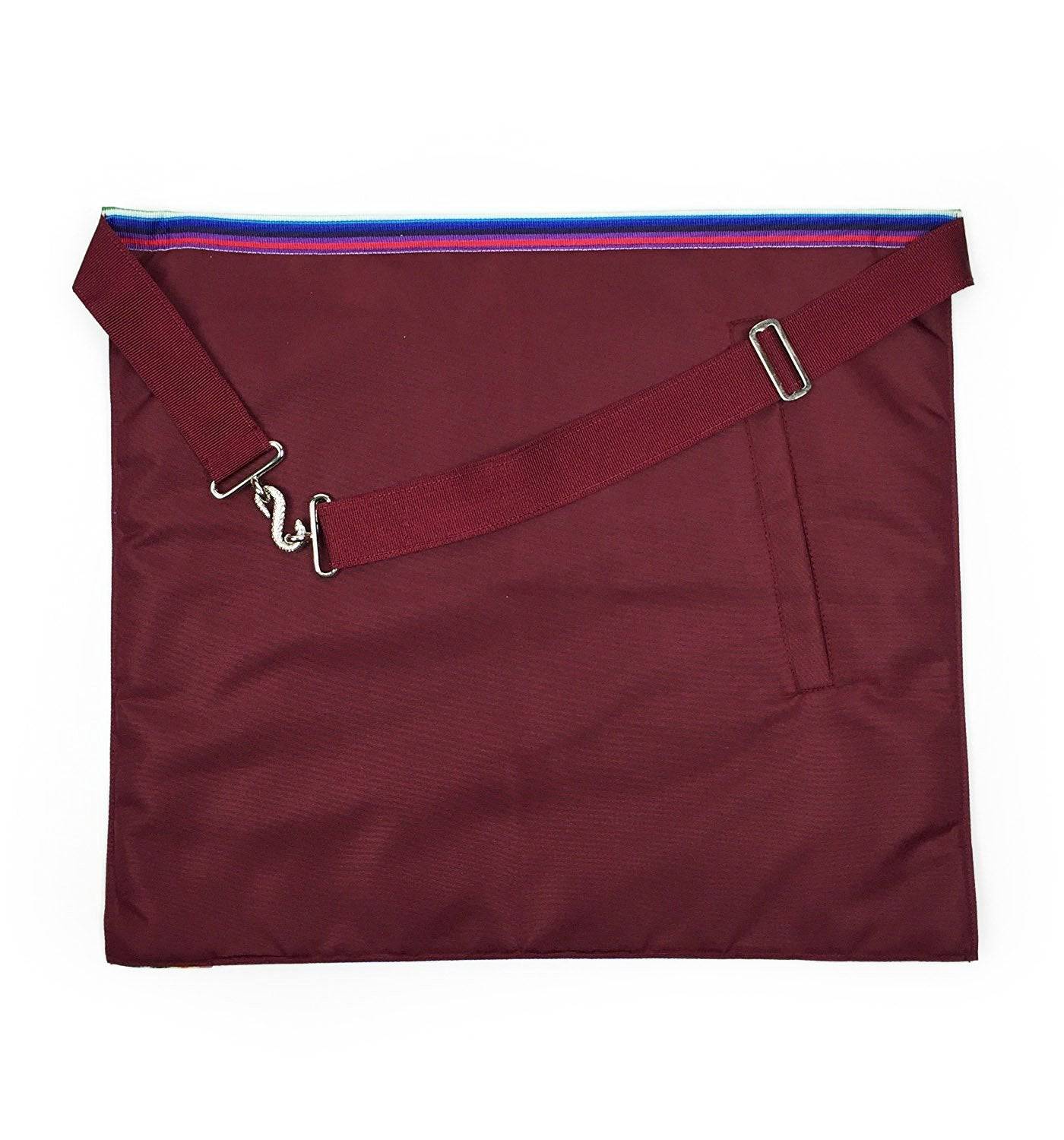 Member Royal Ark Mariner AMD Apron - Multi colour with Three Rosettes