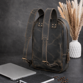 Past Master Blue Lodge Backpack - Crazy Horse Leather Various Colors & Customizable