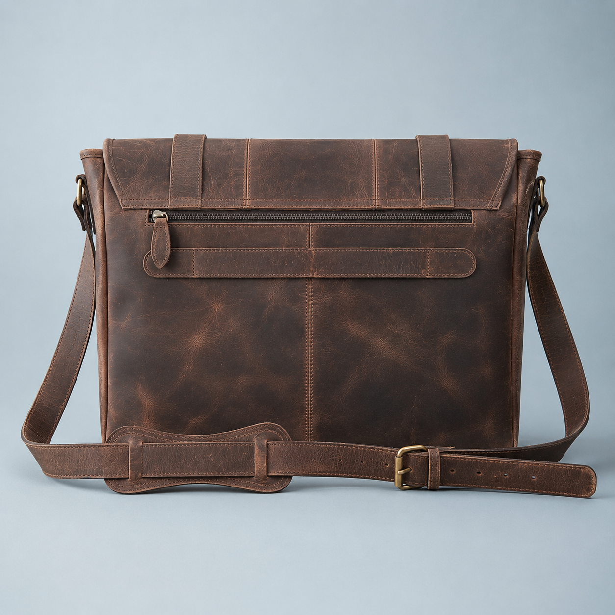 Master Mason Blue Lodge Briefcase - High-Quality Crazy Horse Leather Various Colors