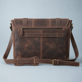 Master Mason Blue Lodge Briefcase - High-Quality Crazy Horse Leather Various Colors