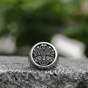 Ancient Israel Ring - Tree Of Life Stainless Steel - Bricks Masons