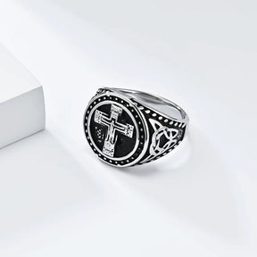 Knights Templar Ring - 18mm Stainless Steel