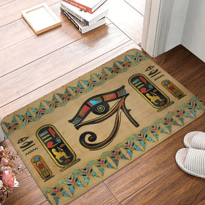 Ancient Egypt Mat - Eye Of Horus Printed Design - Bricks Masons