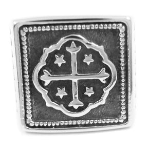 Knights Templar Ring - Saint Benedict Stainless Steel
