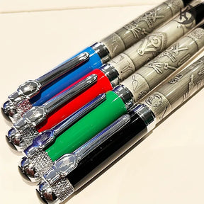 Master Mason Blue Lodge Pen - Heavy Weight Fountain Pen with Gift Box Set