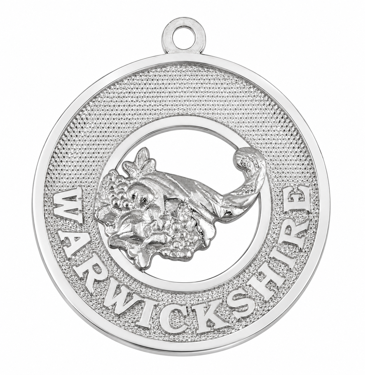 District Grand Manciple Royal & Select Masters Officer Collar Jewel - Warwickshire Silver Plated - Bricks Masons