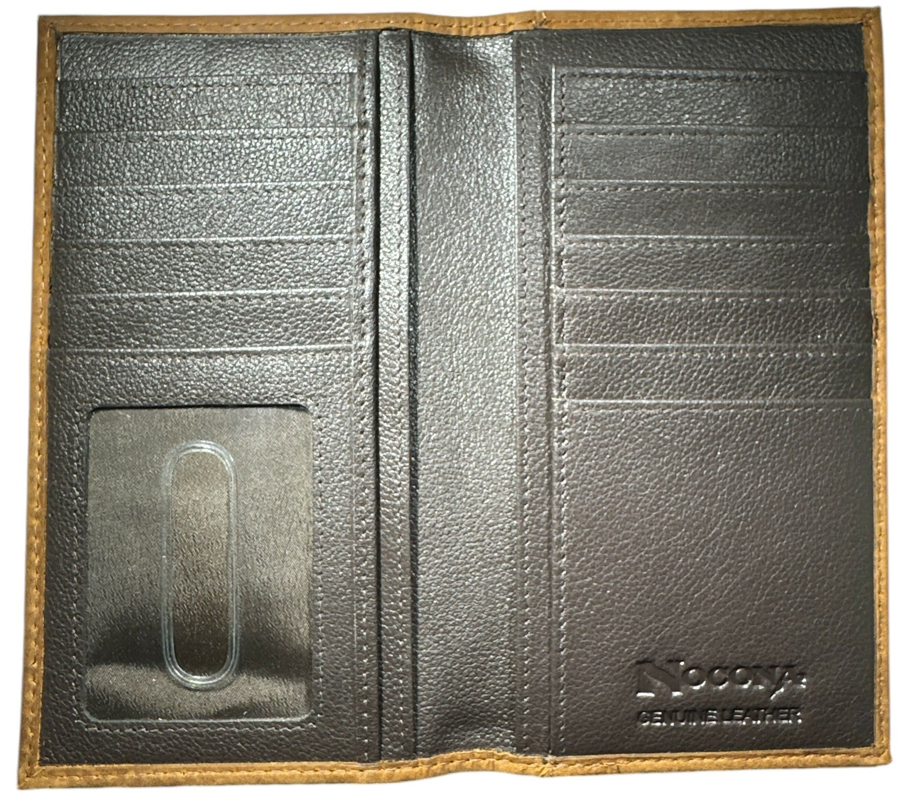 Past Master Blue Lodge Wallet - Nocona Soft Leather Cross Long Rodeo