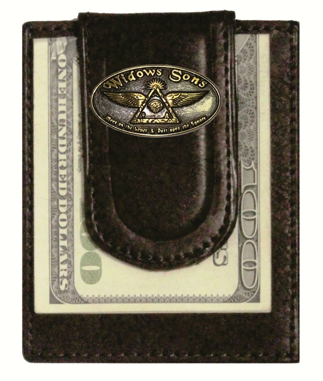 Widows Sons Wallet - Black & Brown Colors With Money Clip