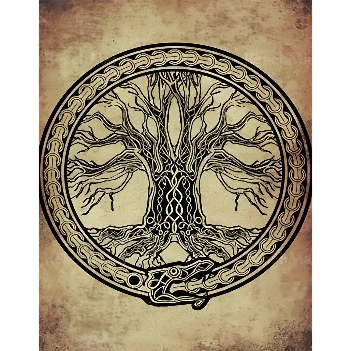 Ancient Israel Canvas - Printed Tree of Life