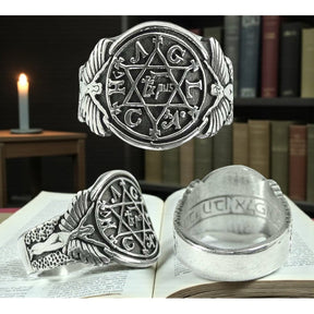 Ancient Israel Ring - King Solomon's Signet Silver