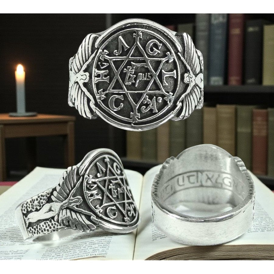 Ancient Israel Ring - King Solomon's Signet Silver