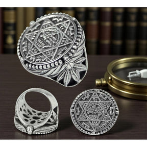 Ancient Israel Ring - King Suleiman Solomon Signet