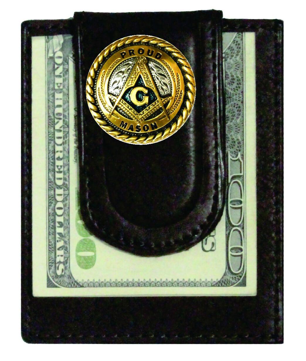 Square and Compasses Paul and Taylor Money Clip Wallet