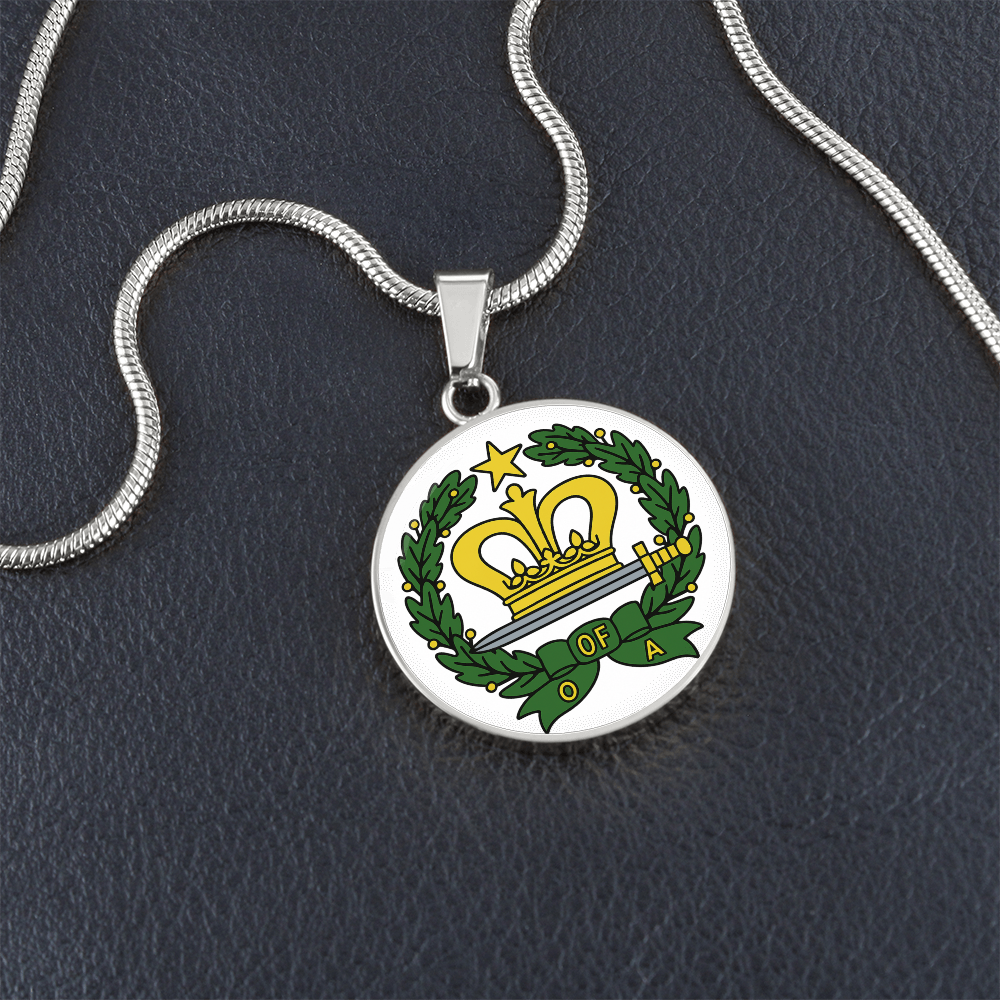 Order Of Amaranth Circle Necklace - Bricks Masons