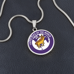 Elks Of the World Circle Necklace - Bricks Masons