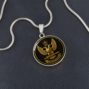 Scottish Rite  Circle Necklace - Bricks Masons