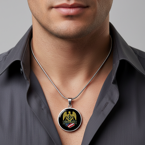 Master Mason Blue Lodge Necklace - S&C G Veteran Mason with Customization