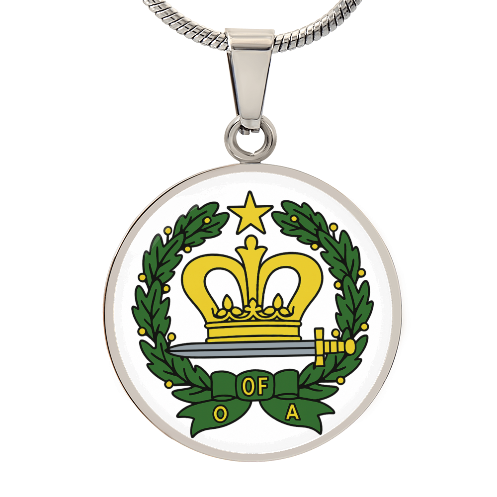 Order Of Amaranth Circle Necklace - Bricks Masons