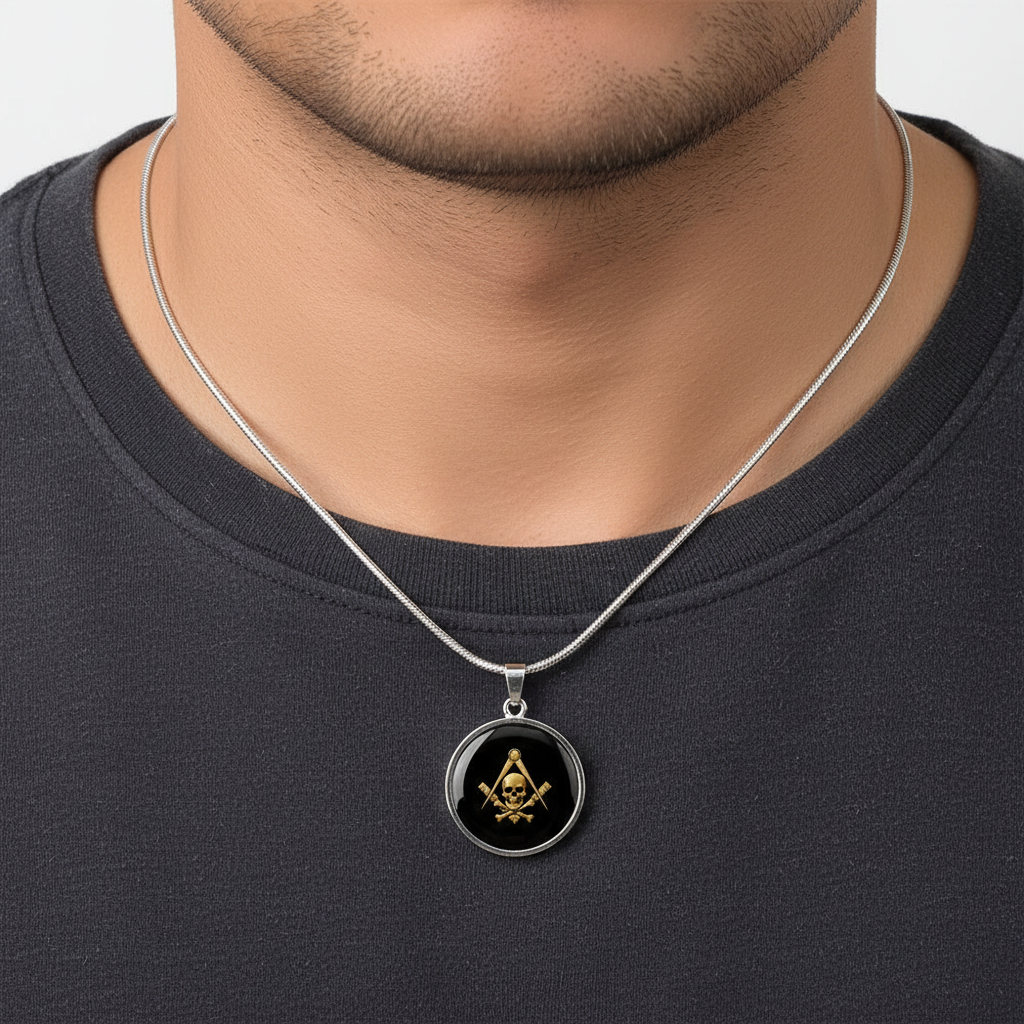 Widows Sons  Circle Necklace - Bricks Masons