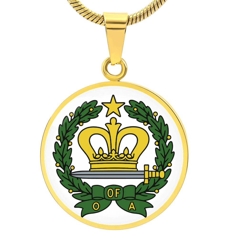 Order Of Amaranth Circle Necklace - Bricks Masons