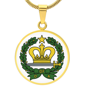 Order Of Amaranth Circle Necklace - Bricks Masons