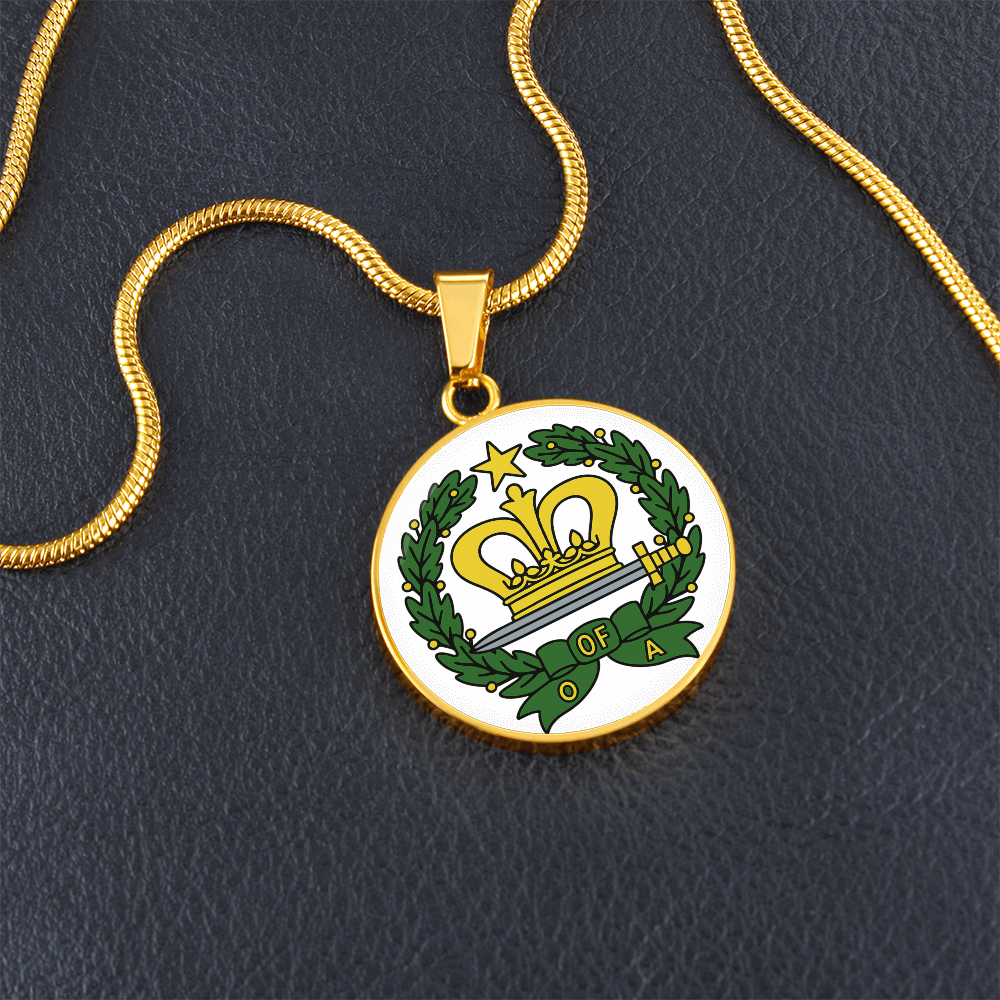 Order Of Amaranth Circle Necklace - Bricks Masons