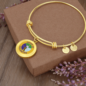 Order of Calanthe Bracelet - Official Calanthe Seal Print with Personalization - Bricks Masons