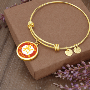 Heroines of Jericho Bracelet - Spinning Wheel and Chair Emblem with Customization - Bricks Masons