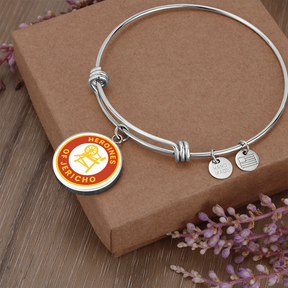 Heroines of Jericho Bracelet - Spinning Wheel and Chair Emblem with Customization - Bricks Masons