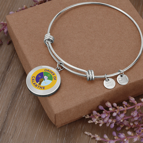 Order of Calanthe Bracelet - Official Calanthe Seal Print with Personalization - Bricks Masons