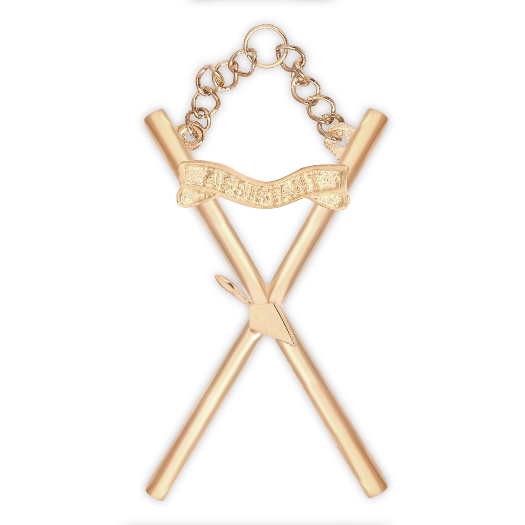 Assistant Director of Ceremonies Royal & Select Masters Officer Collar Jewel - Gold Plated