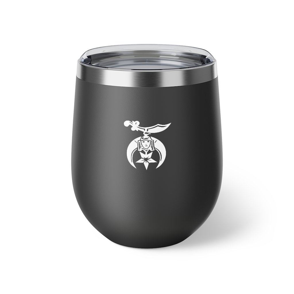 Masonic Engraved Tulip Beer Glass