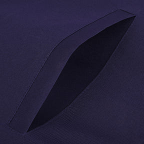 Chaplain Blue Lodge Officer Apron - Kenton Lodge Navy Velvet With Silver Embroidery Thread - Bricks Masons