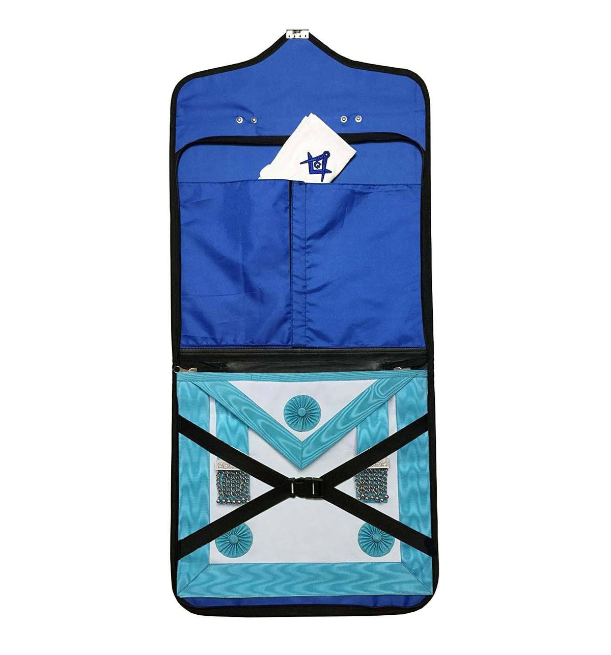Council Apron Case - Purple Leather Different Sizes MM, WM, Provincial - Bricks Masons
