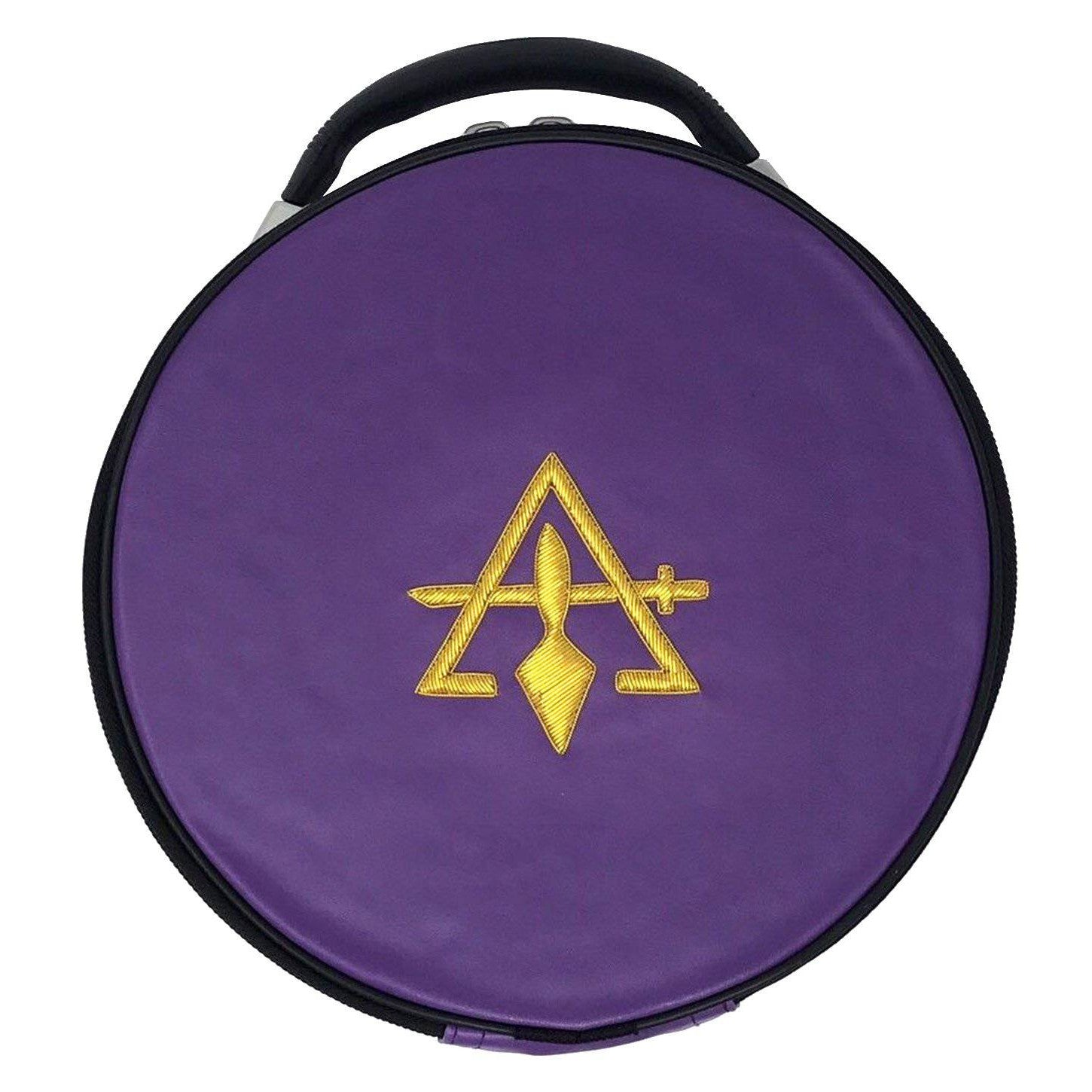 Council Crown Cap Case - Purple Sword & Trowel