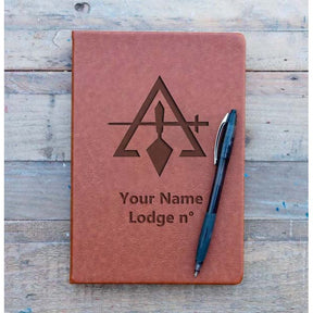 Council Journal - Brown Faux Leather