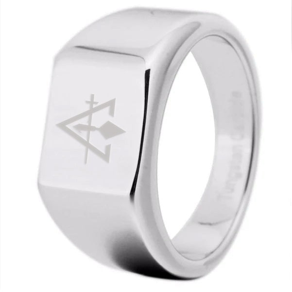 Council Ring - 12MM Width Silver