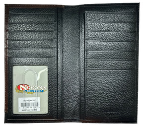 OES Wallet - Nocona Black & Cherry Floral Long Rodeo