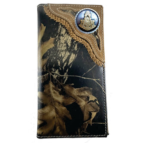 Past Master Blue Lodge Wallet - Bifold  Nocona Camo Long Rodeo